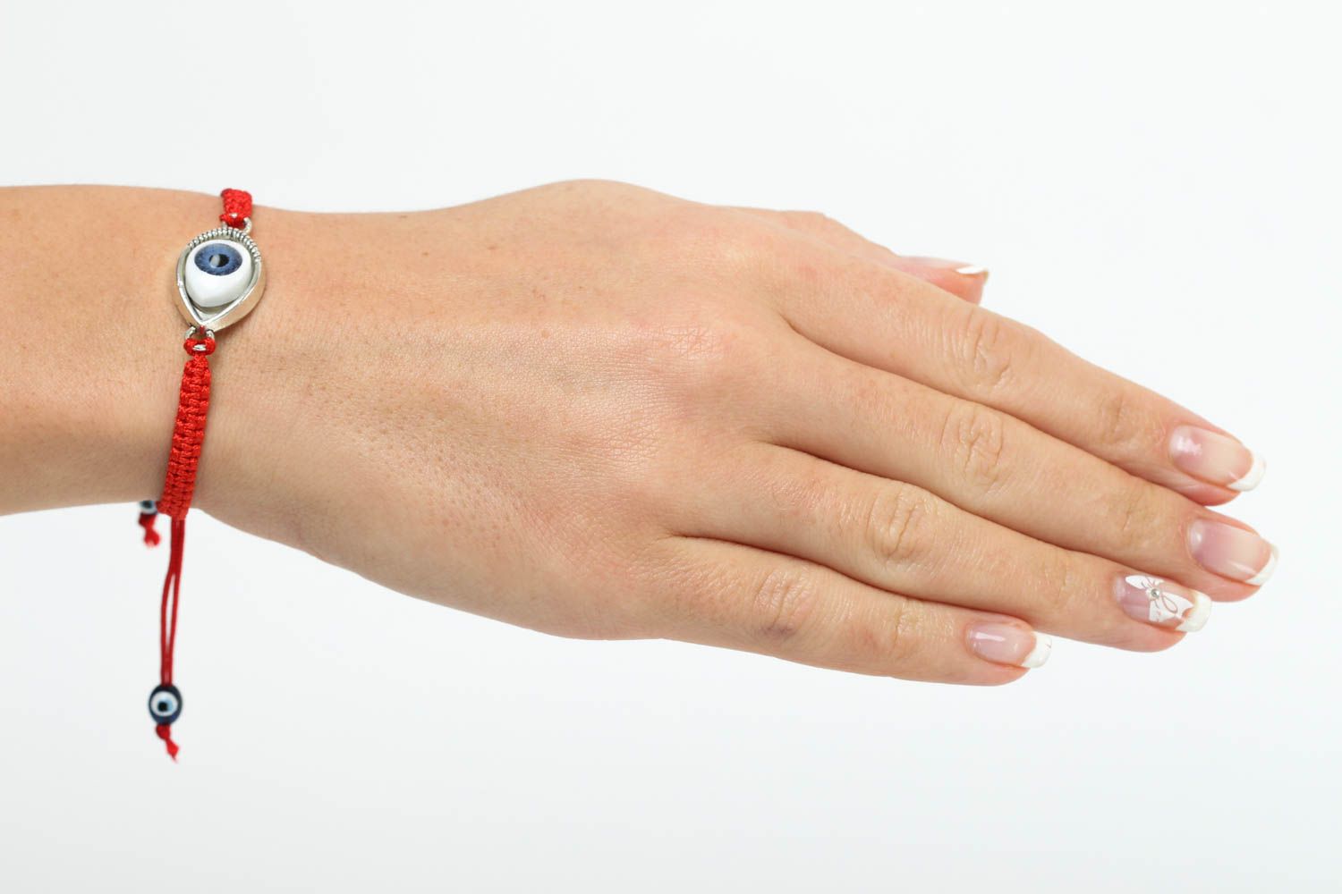 Designer Schmuck handmade Armband Schmuck für Frauen Schutzamulett in Rot foto 5