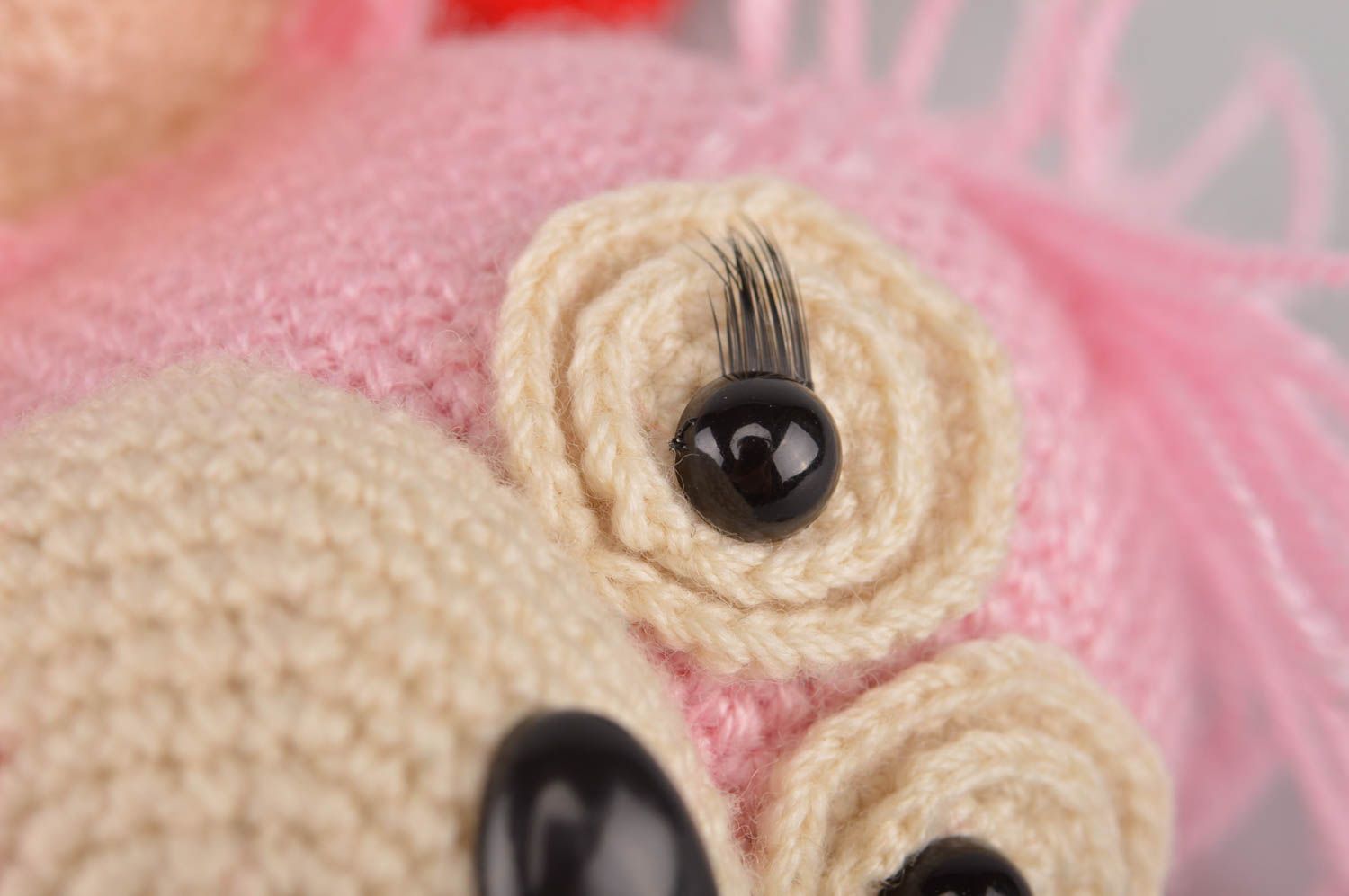 Beautiful homemade crochet toy handmade soft toy for kids nursery design photo 2