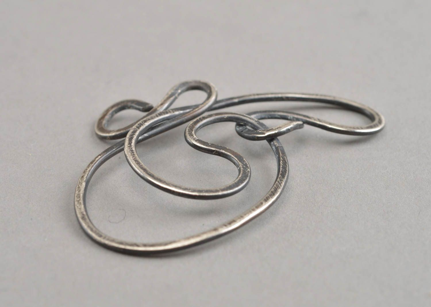 Handmade unusual cute keychain stylish designer souvenir metal accessory photo 3