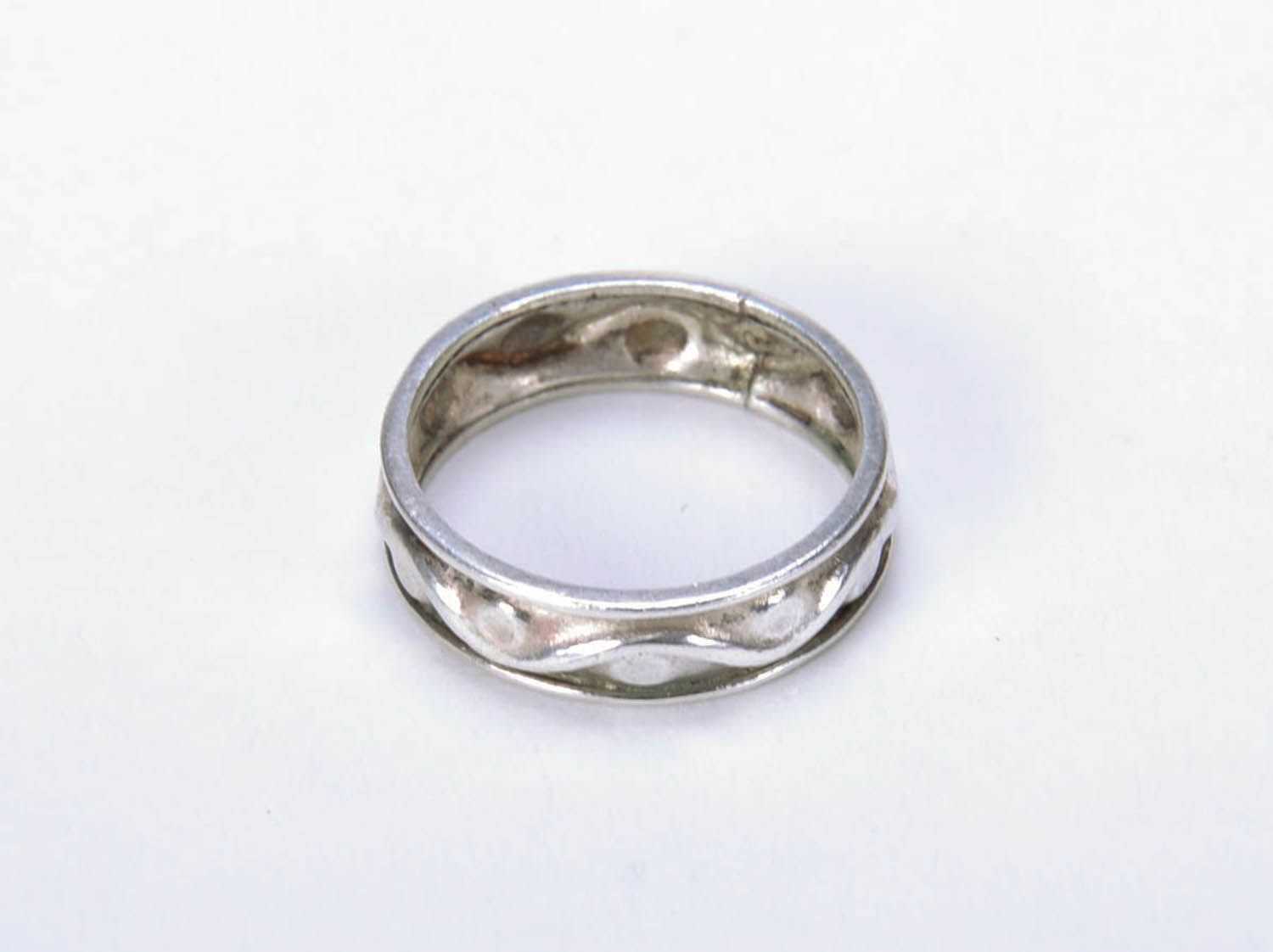 Кольцо из серебра ручной работы фото 2