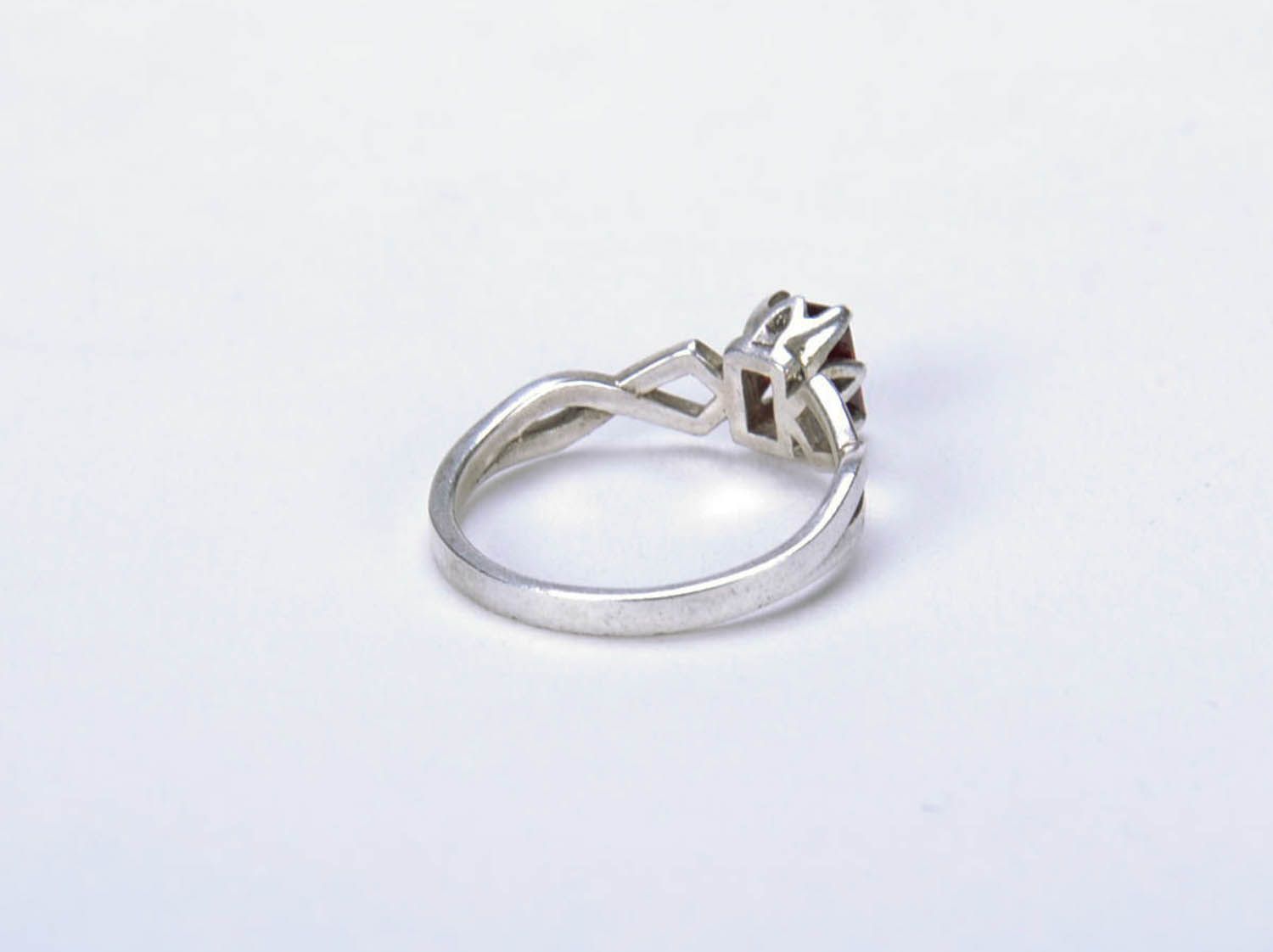 Silver ring Gothic photo 2