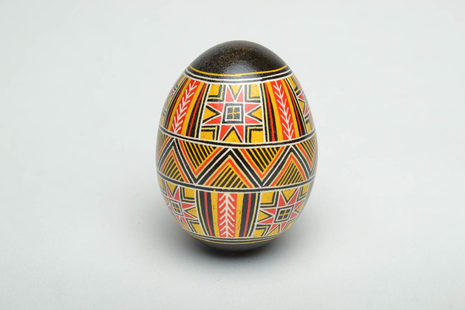 Designer painted egg with symbolics photo 2