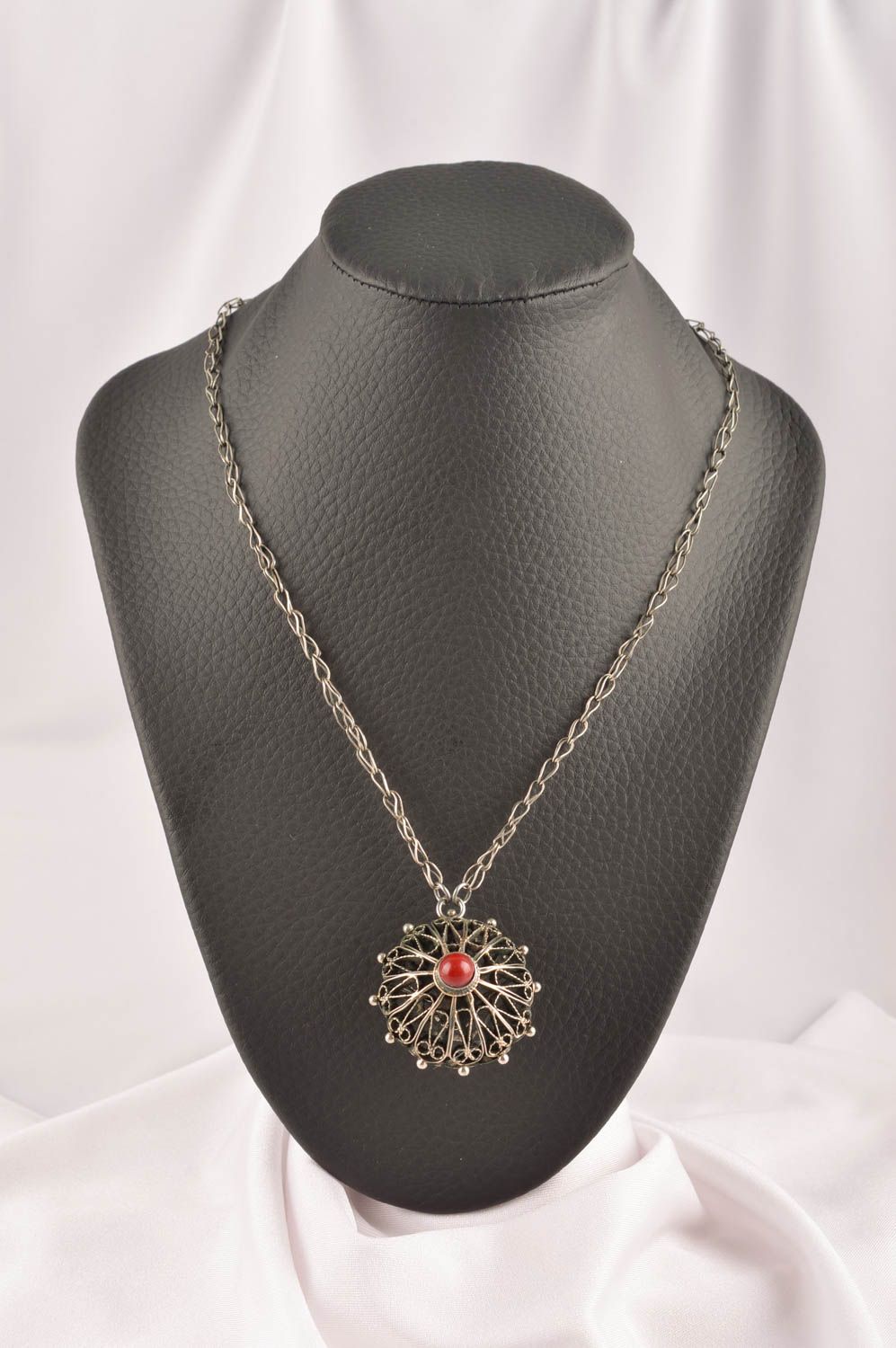 Handmade unusual jewelry lovely cute pendant feminine designer accessories photo 1