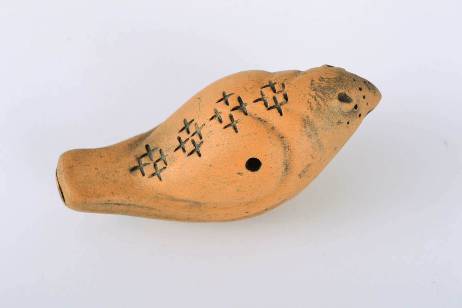 Ceramic folk toy whistle photo 1