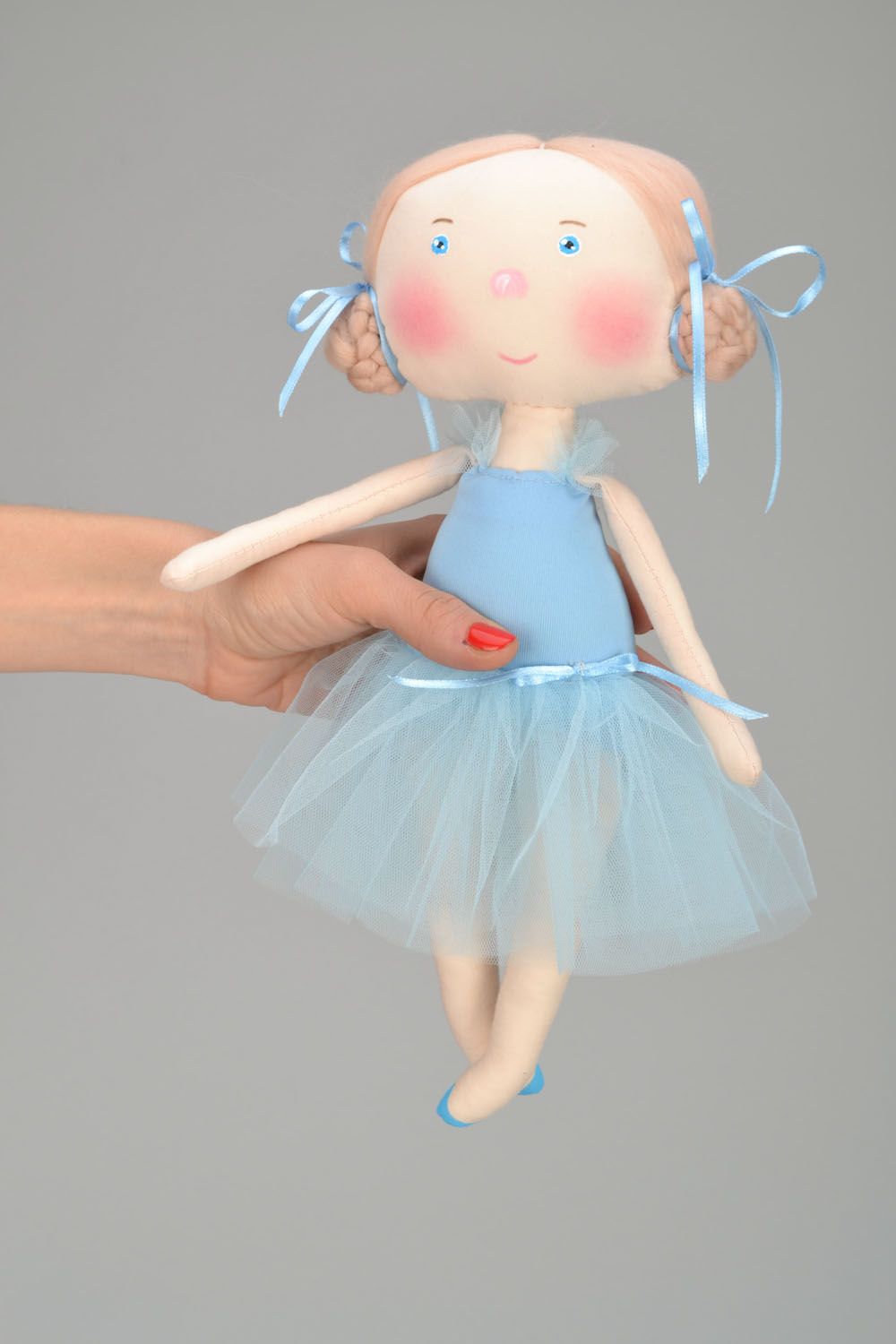 Текстильная кукла Балерина фото 2