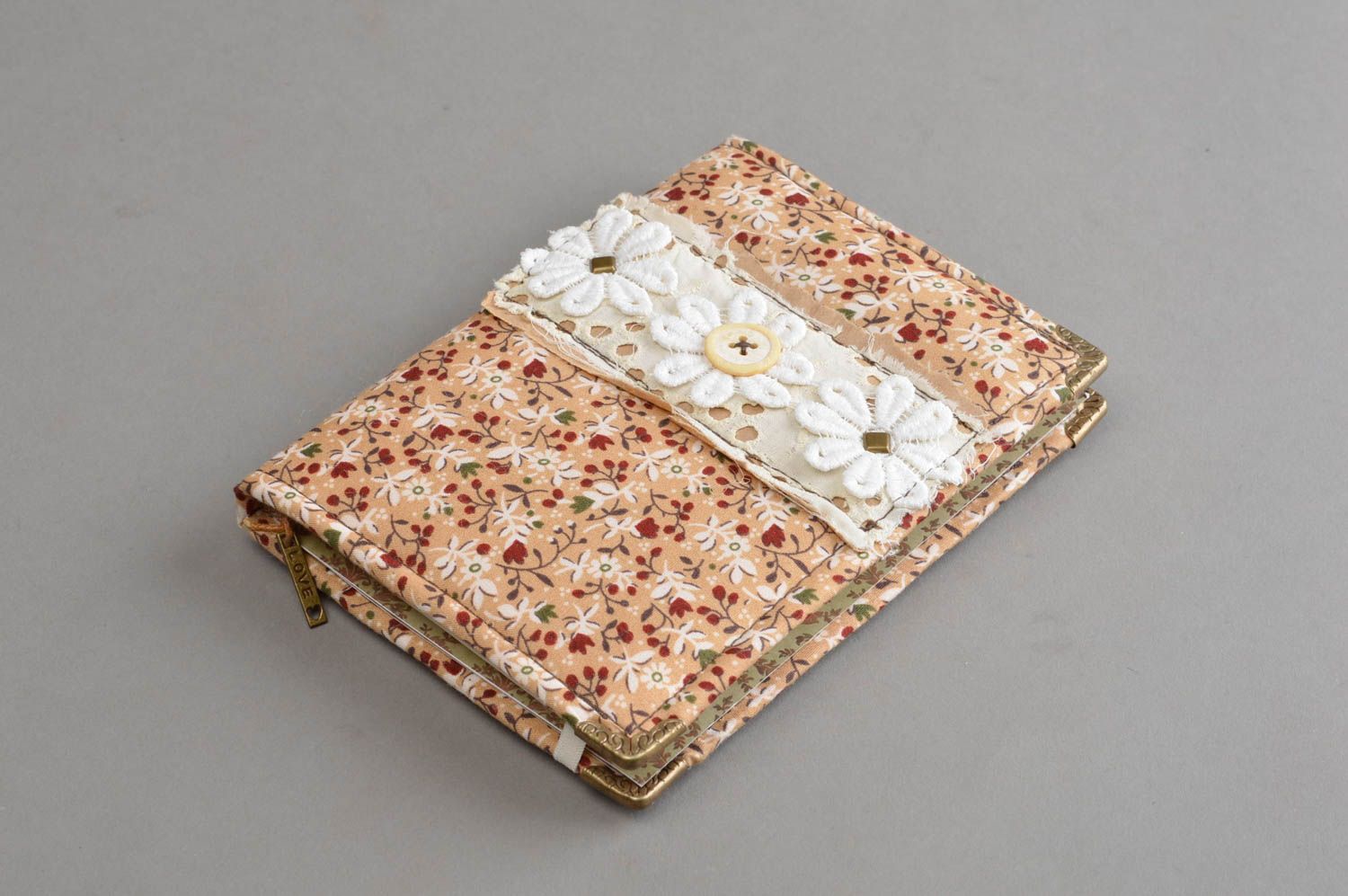 Designer notebook handmade textile scrapbooking personal diary ideas for decor photo 2