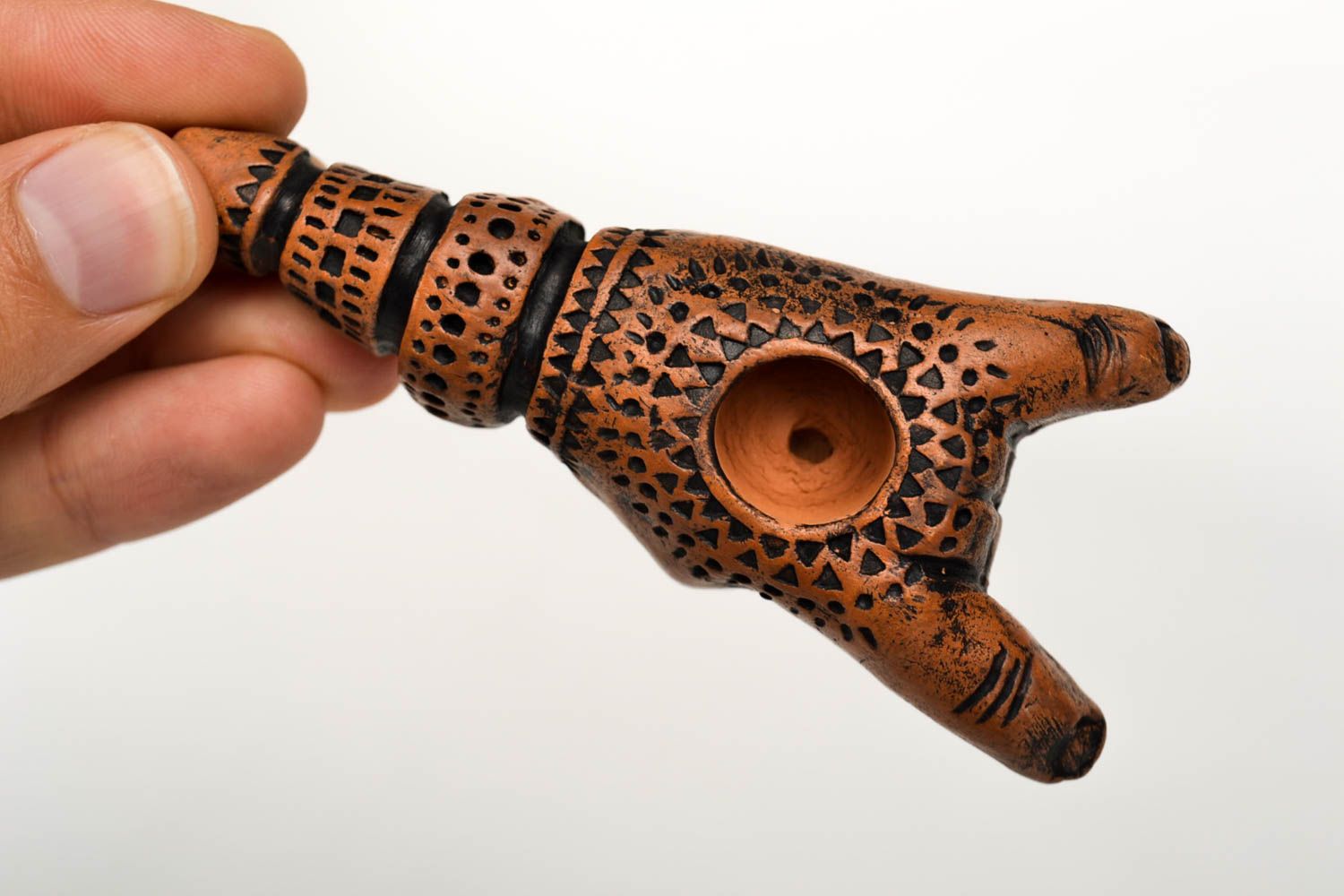 Handgefertgit Kleine Tabakpfeifen Keramik Handarbeit Geschenk für Männer foto 1