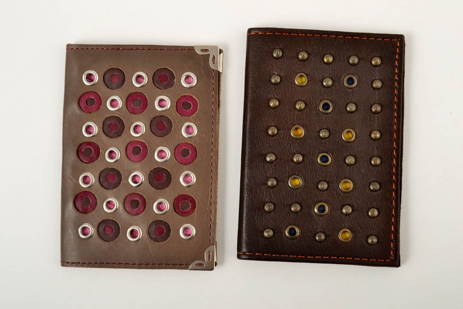 Leder Accessoires handmade Pass Schutzhüllen originell Schutzhüllen für Ausweis foto 2