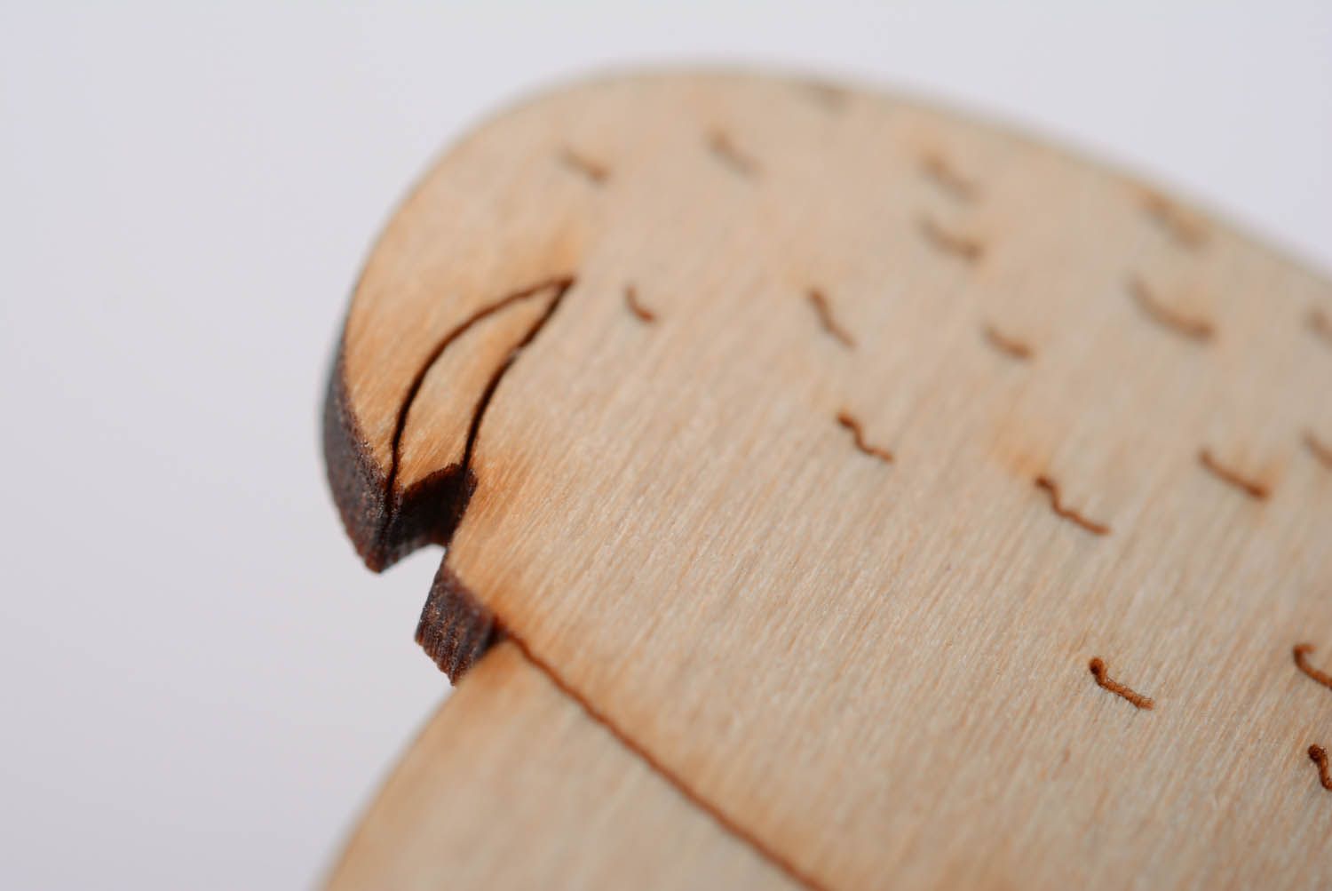 Pieza en blanco de madera con imán Champiñón foto 5