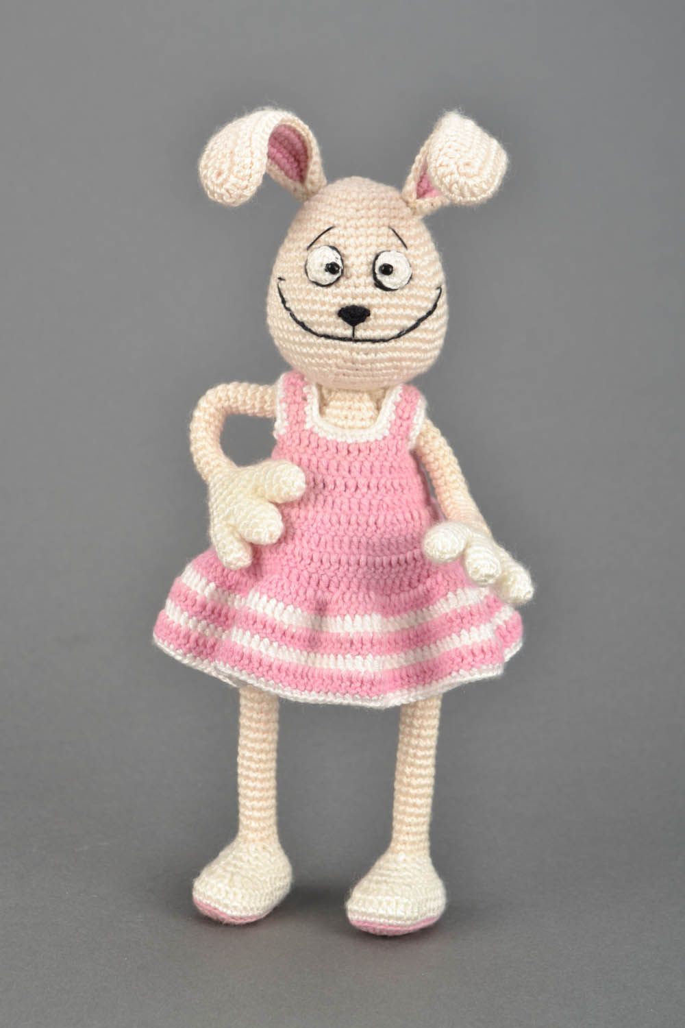 Crocheted toy Rabbit Girl photo 3