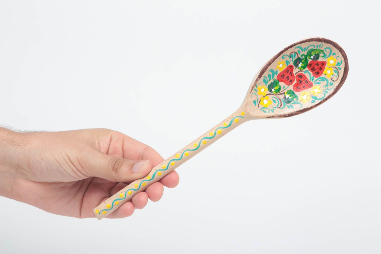Handmade spoon wooden cutlery unusual gift decorating ideas kitchen accessories photo 5