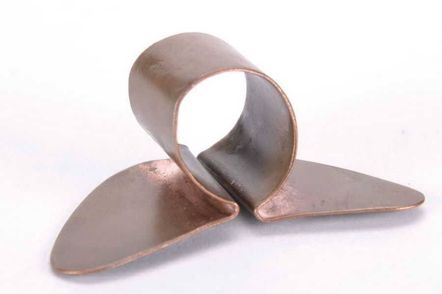 Massiver Ring aus Kupfer Machaon  foto 4