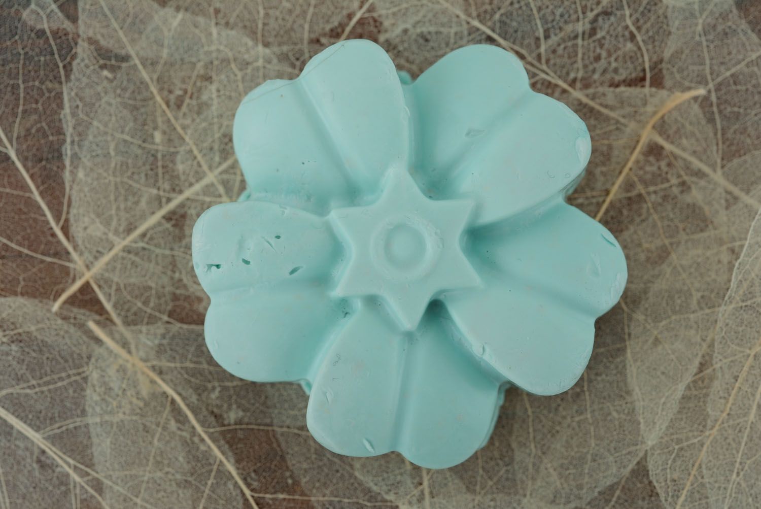 Jabón natural con arcilla azul foto 3
