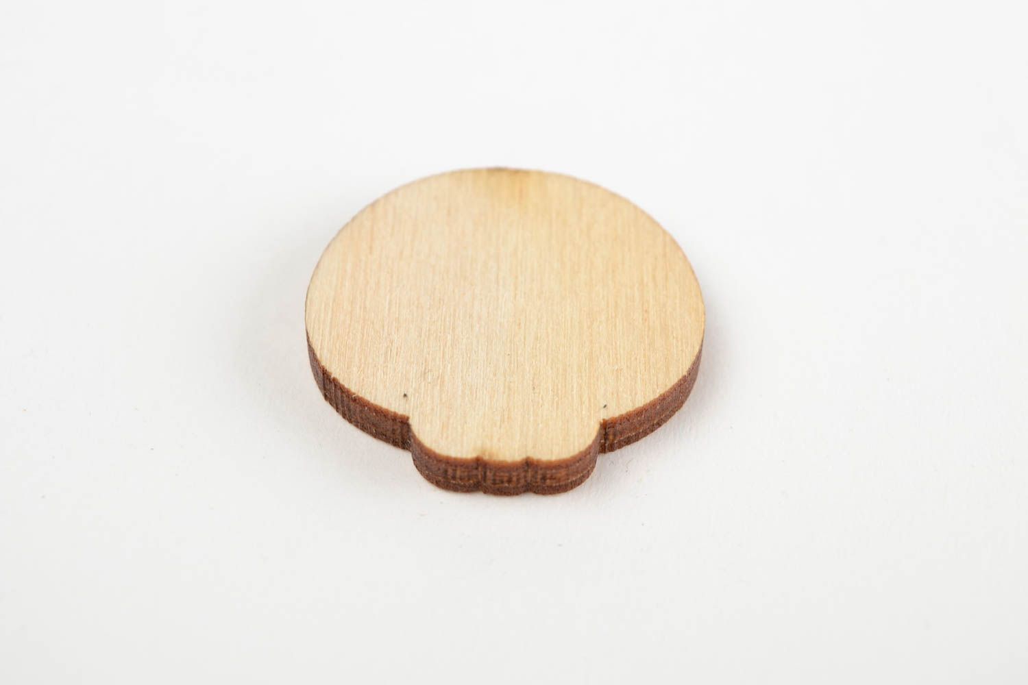 Handgemachte Figur zum Bemalen Holz Rohling Miniatur Figur Schädel ungewöhnlich foto 5
