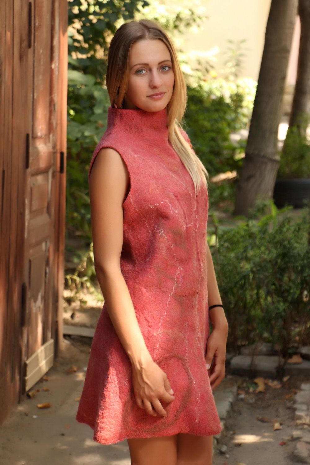 Tunika-Kleid Terrakotta foto 5