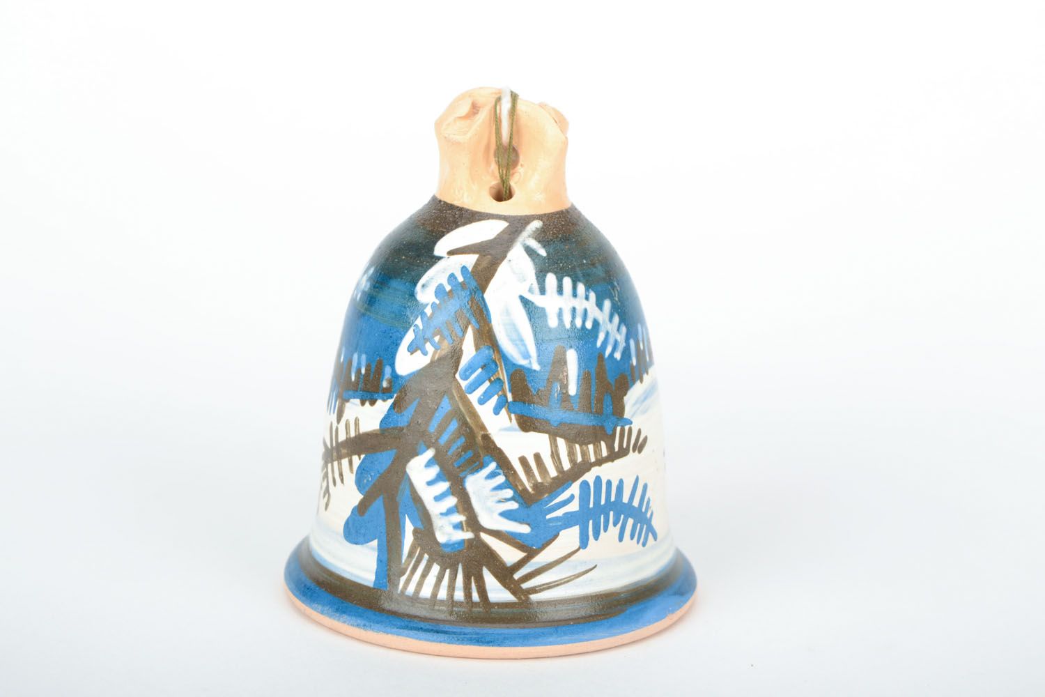 New Year's ceramic bell photo 4
