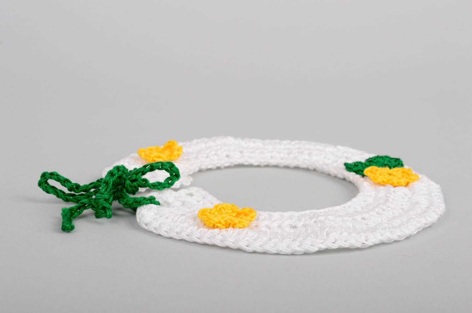 Beautiful handmade crochet collar textile accessories fashion trends photo 3