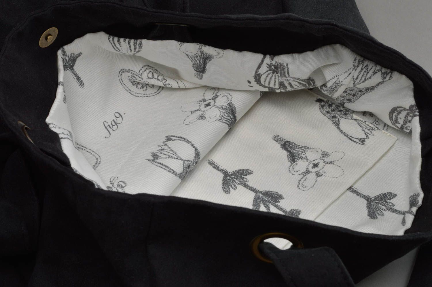 Black handbag handmade suede bag designer purse accessories for women gift  idea