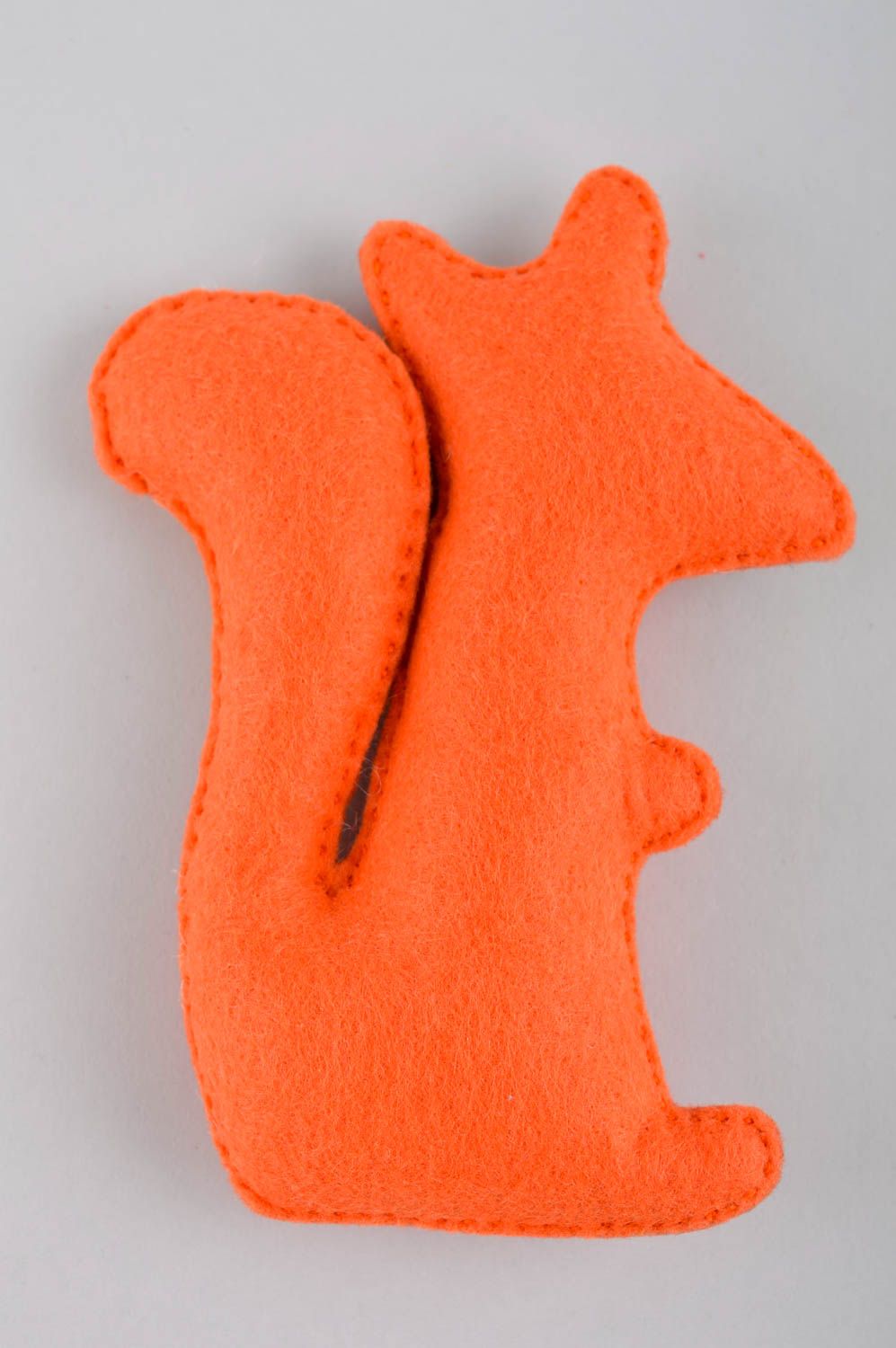 Handmade Spielzeug für Kleinkinder Geschenk Idee Kuscheltier Fuchs aus Filzwolle foto 3