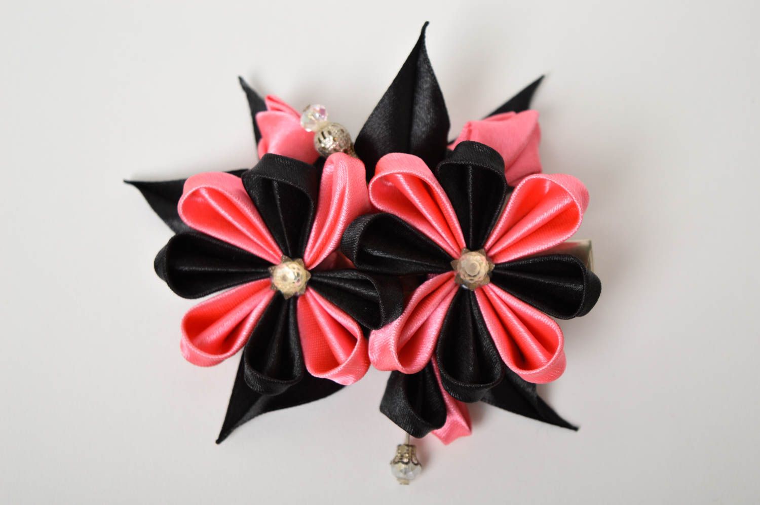 Handmade hair clip hair accessories for girls flowers for hair gifts for girls photo 2