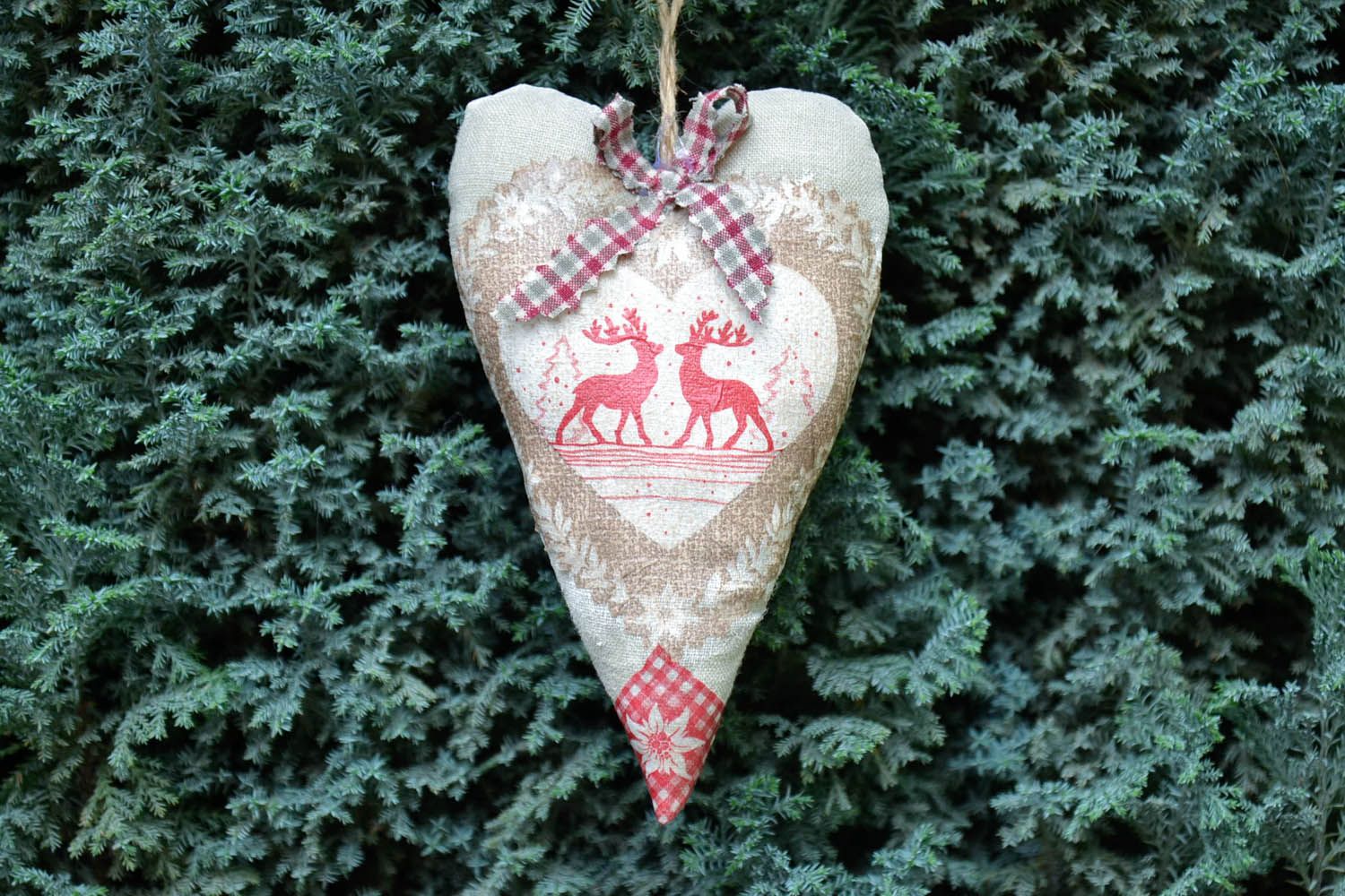 Soft Christmas decoration Heart photo 1