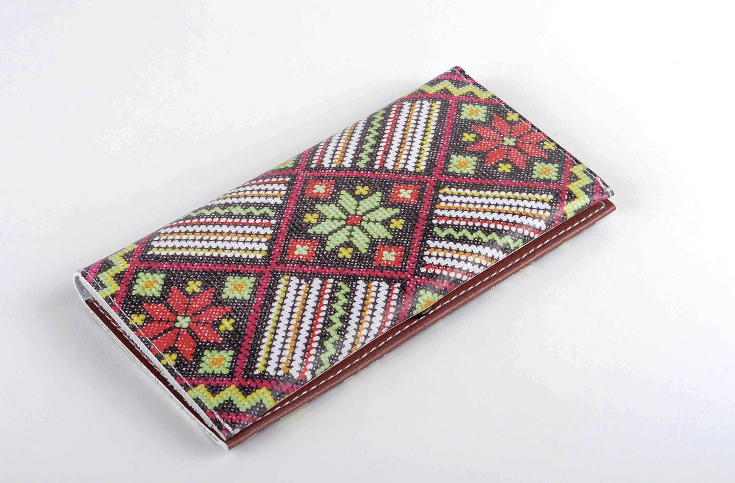 Portemonnaie Damen handmade Geldbörse aus Leder stilvoller Geldbeutel Frauen foto 1