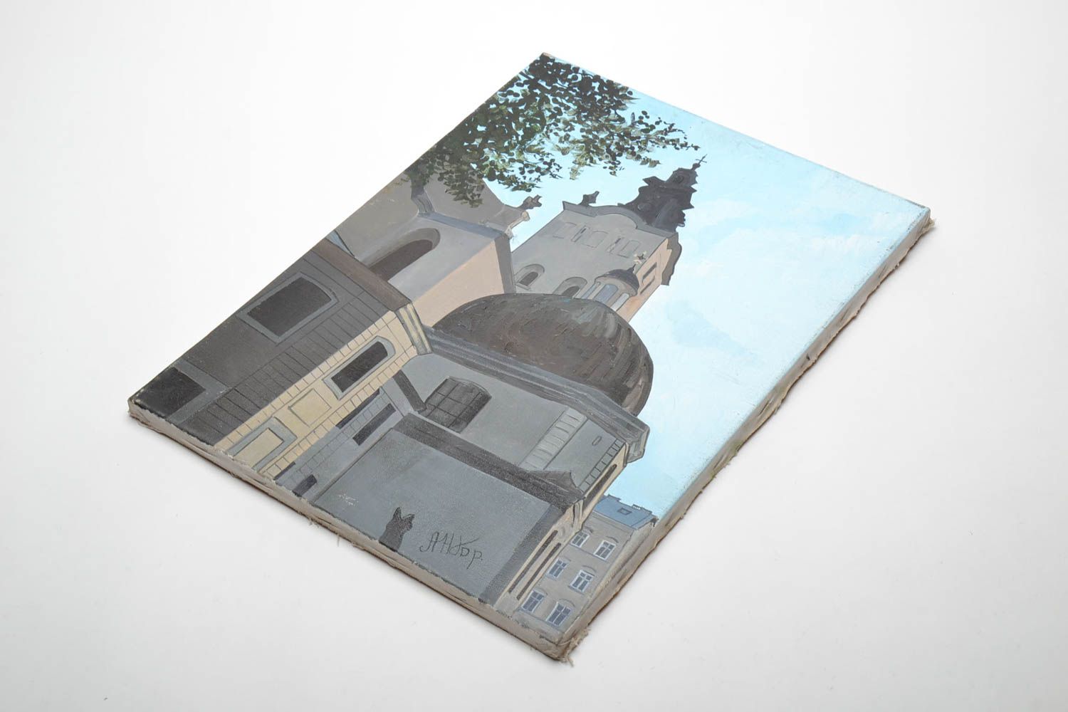Картина масляными красками Кафедральный собор фото 2