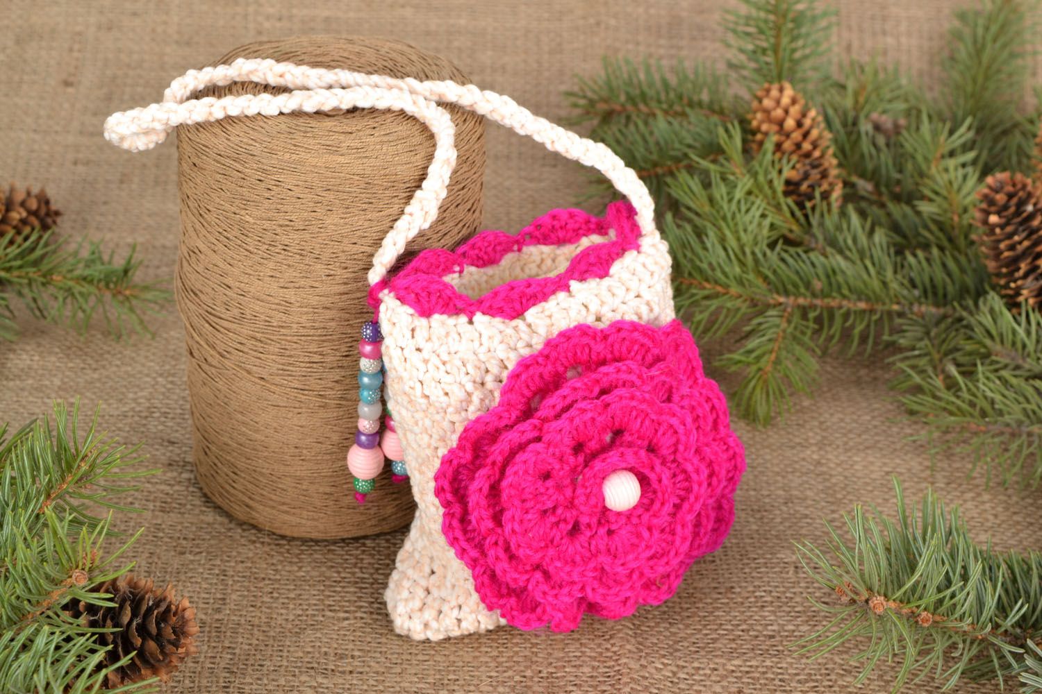 Crochet bag for a girl photo 1