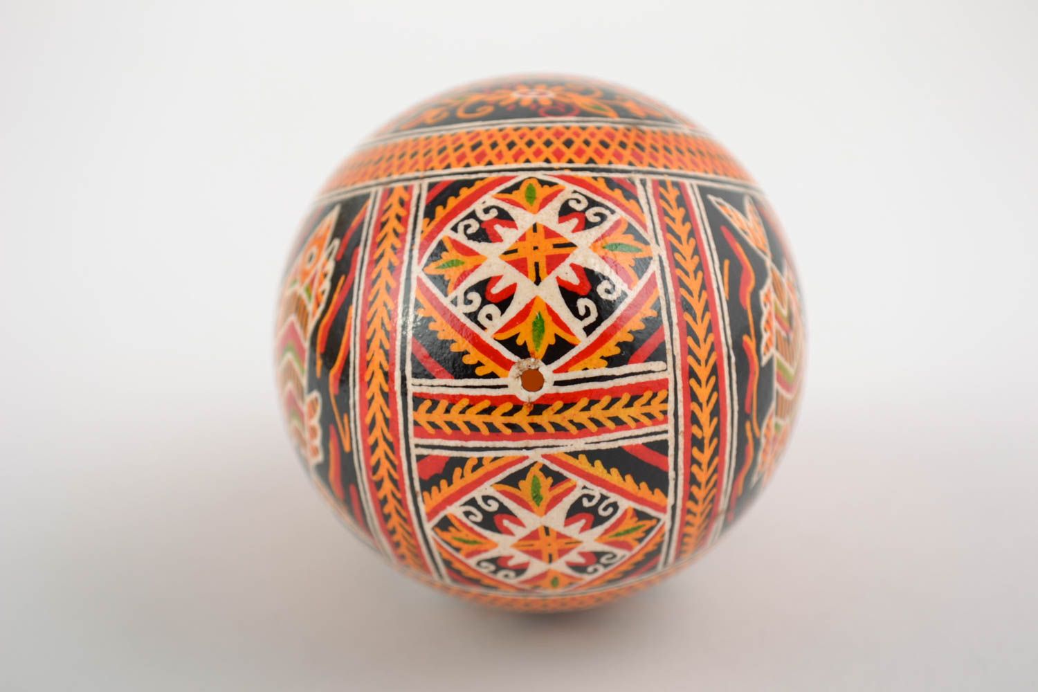 Huevo de Pascua de ganso amuleto para casa decoracón artesanal bonito foto 5