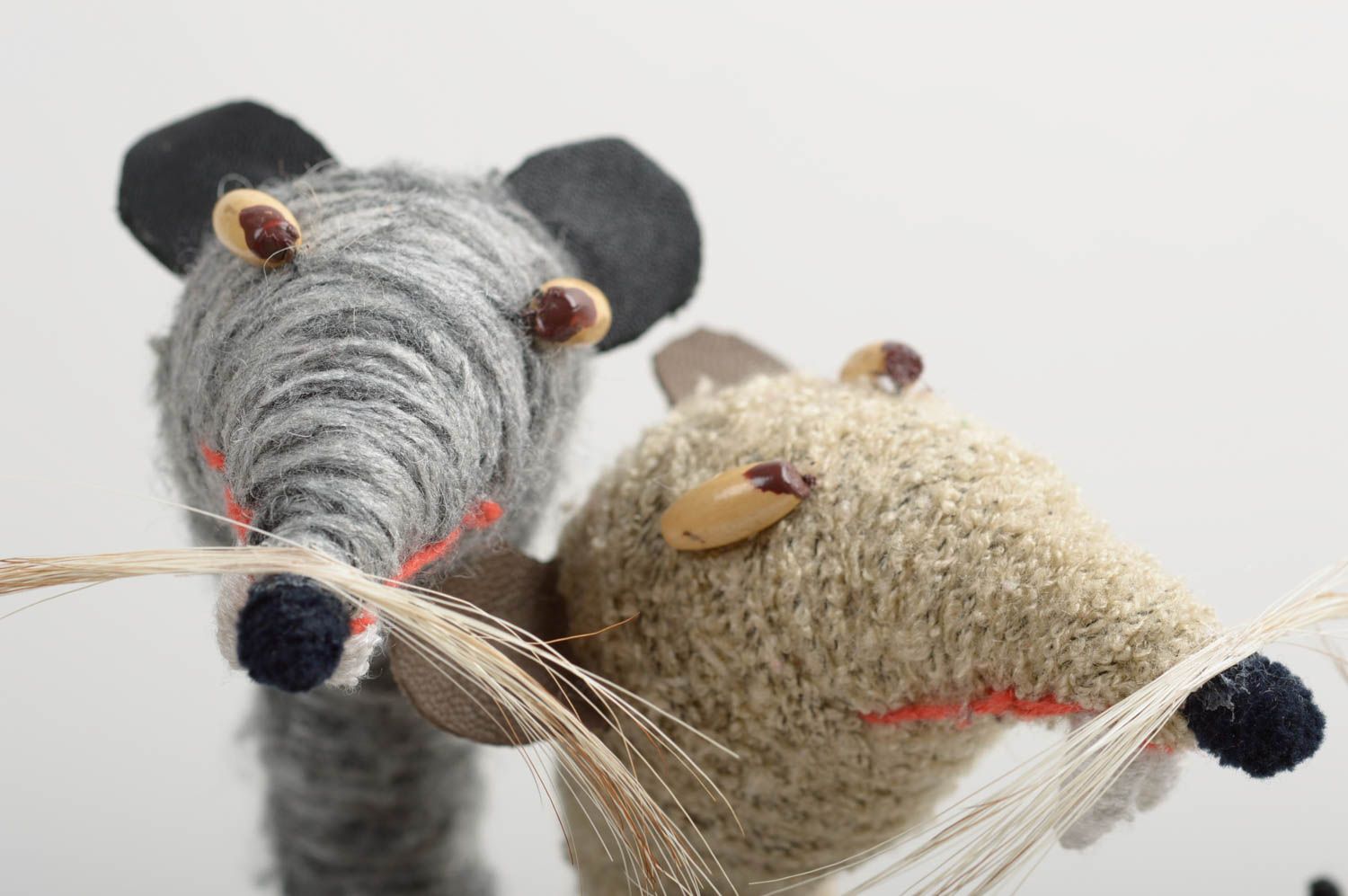 Игрушки крысы ручной работы игрушки животные авторские игрушки из ниток фото 3