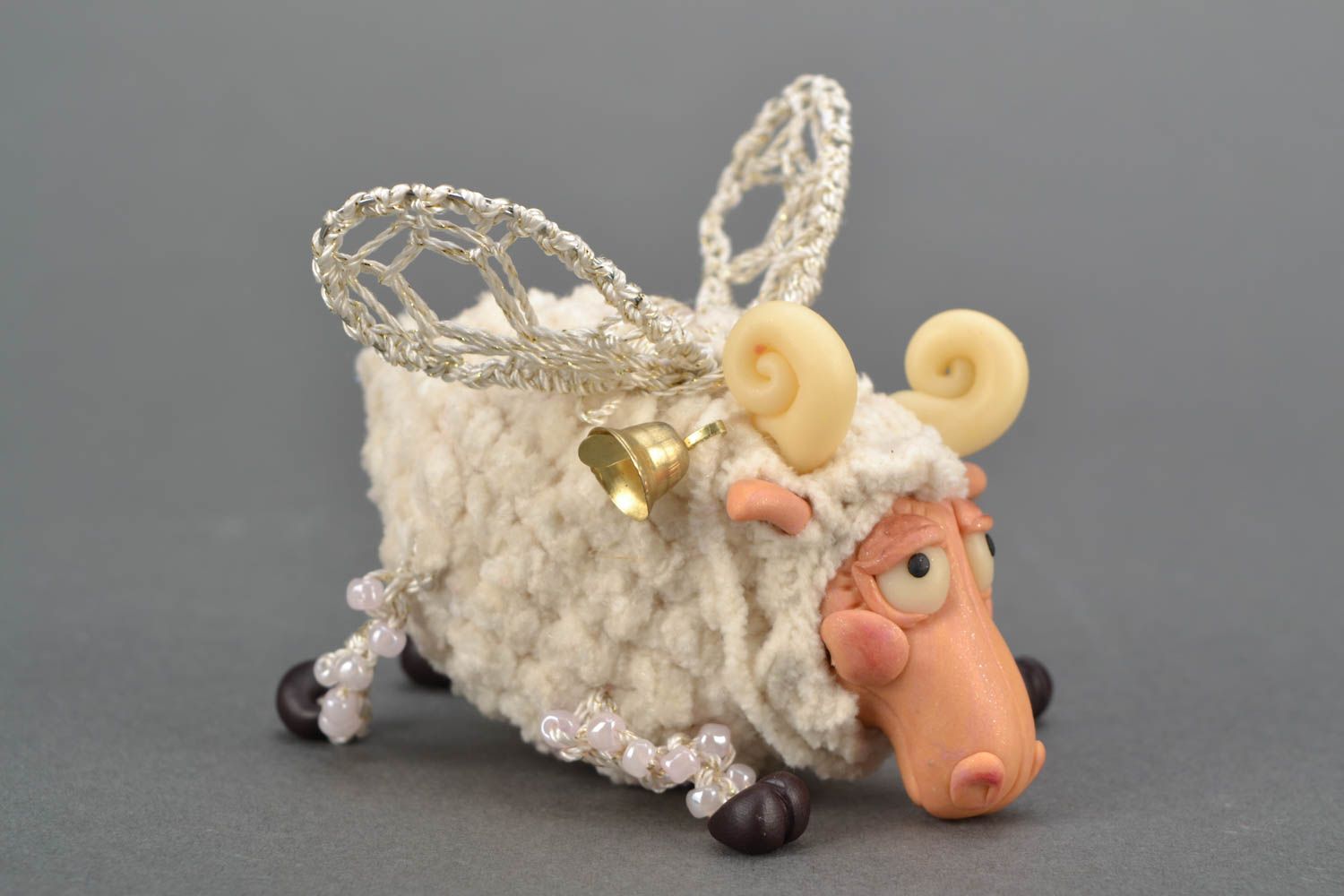 Авторская игрушка Летящая овца фото 3