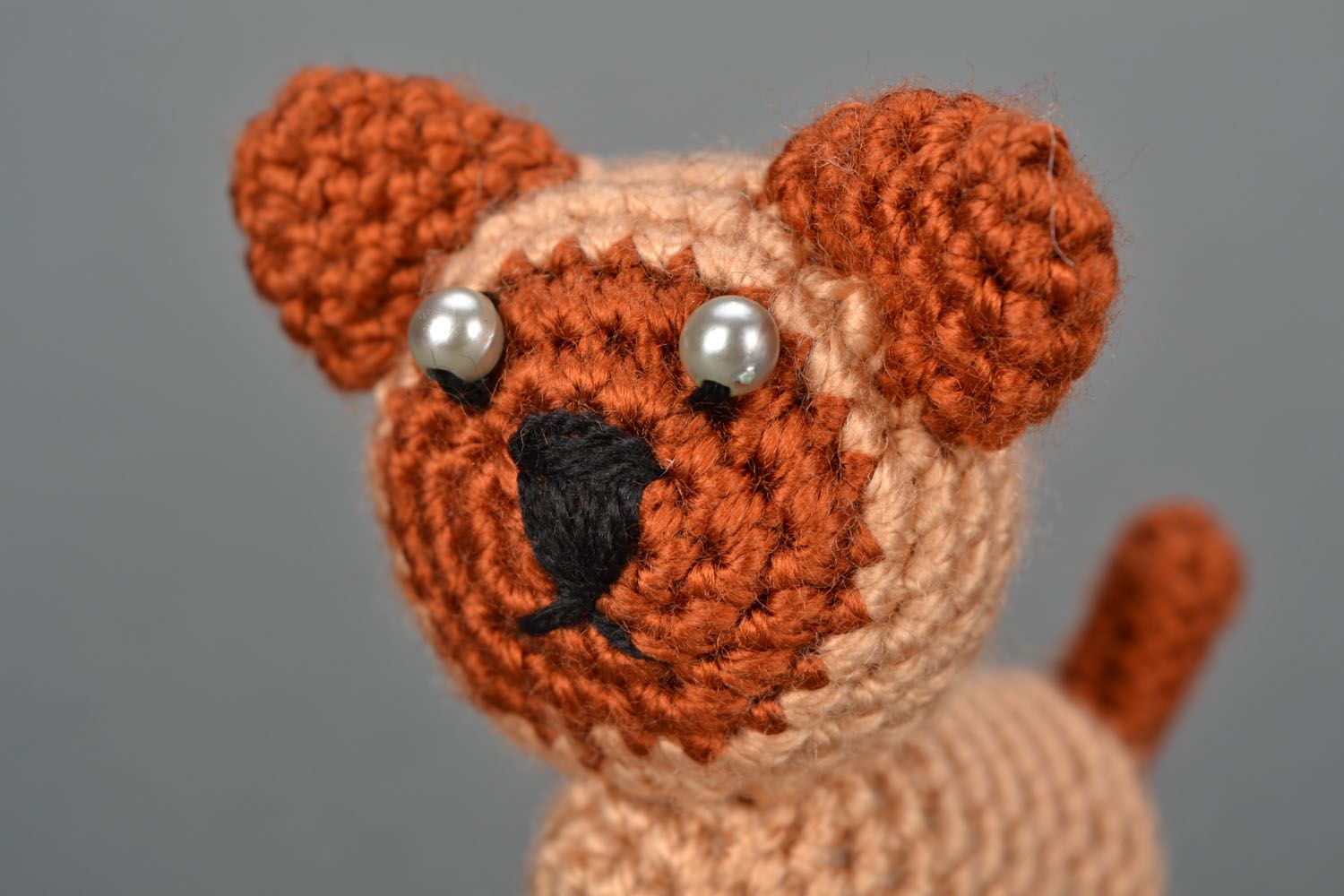 Crochet toy cat photo 4