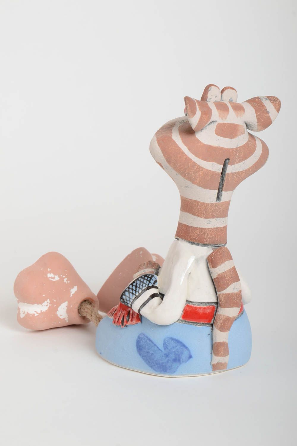Keramik Spardose handgefertigt Deko Element originell Sparbüchse für Kinder foto 5