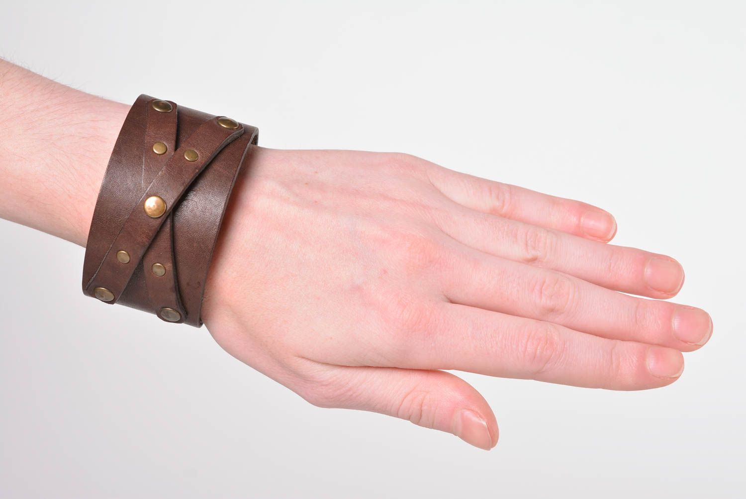 Breites Armband handgeschaffen Accessoire für Frauen Modeschmuck Armband foto 2