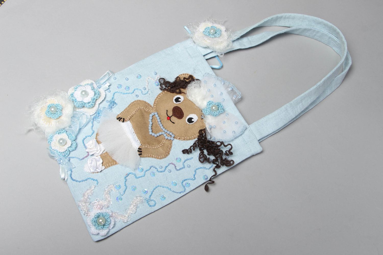 Handmade fabric children's bag Prima Ballerina photo 1