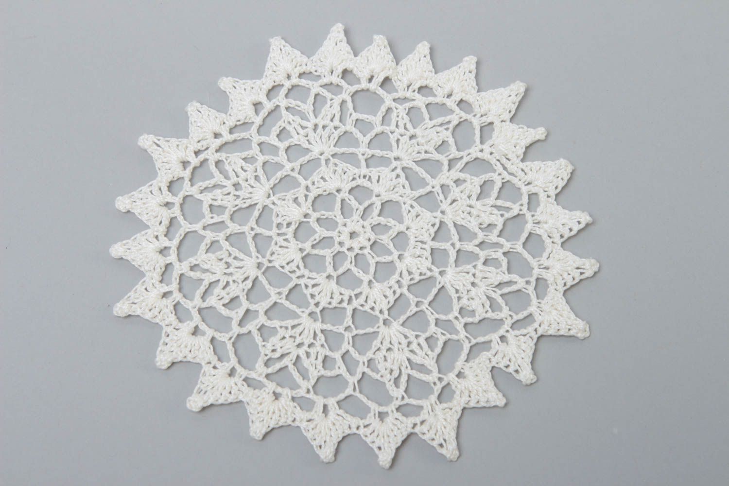 Handmade napkin designer napkin crochet napkin unusual accessory gift ideas photo 2