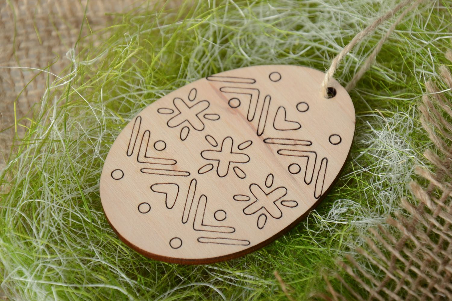 Handmade Rohling aus Furnierholz flaches Ei Magnet oder Interieur Anhänger foto 1