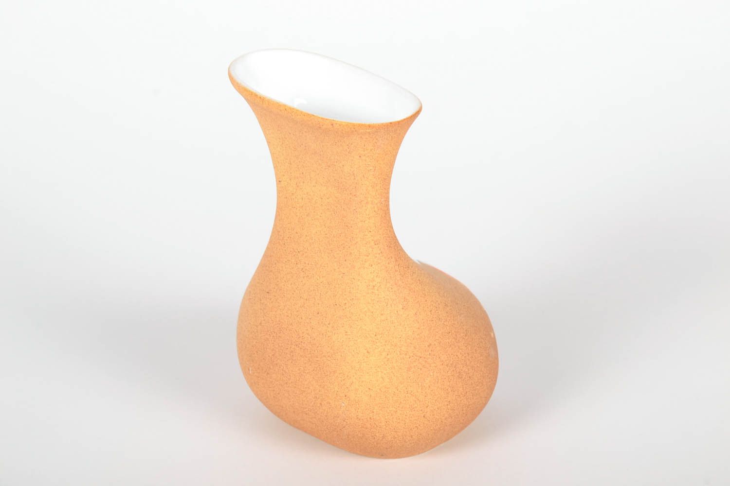 Керамическая ваза с геометрическим рисунком фото 5