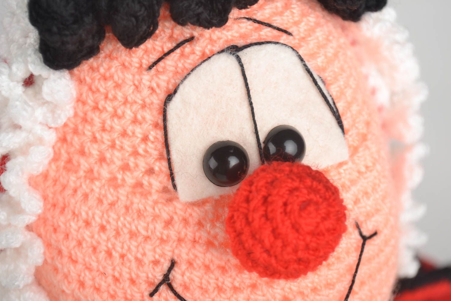 Peluche coccinelle avec poussette Jouet fait main tricoté original Cadeau enfant photo 3