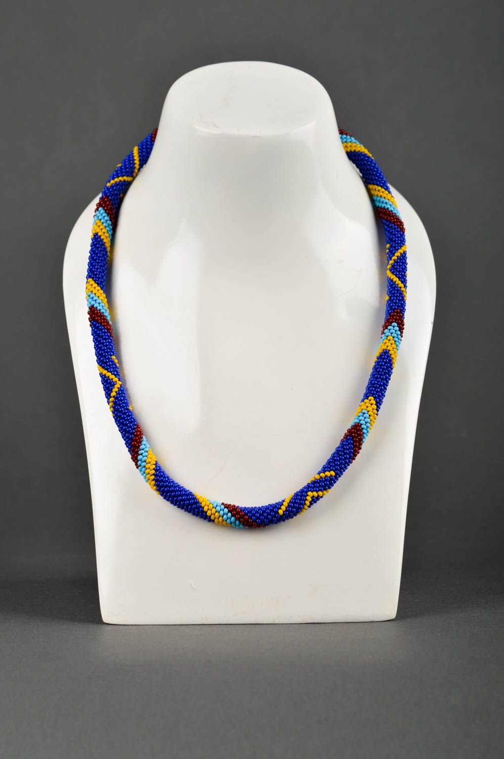 Handgefertigt Halskette für Damen Rocailles Kette Modeschmuck Collier  foto 1