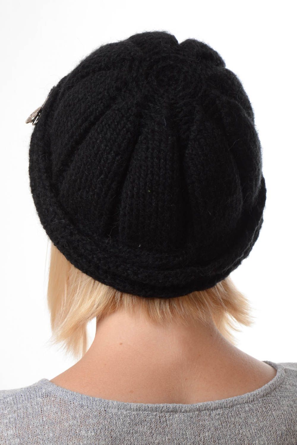 Ladies winter hat handmade crochet hat crochet accessories fashion accessories photo 2