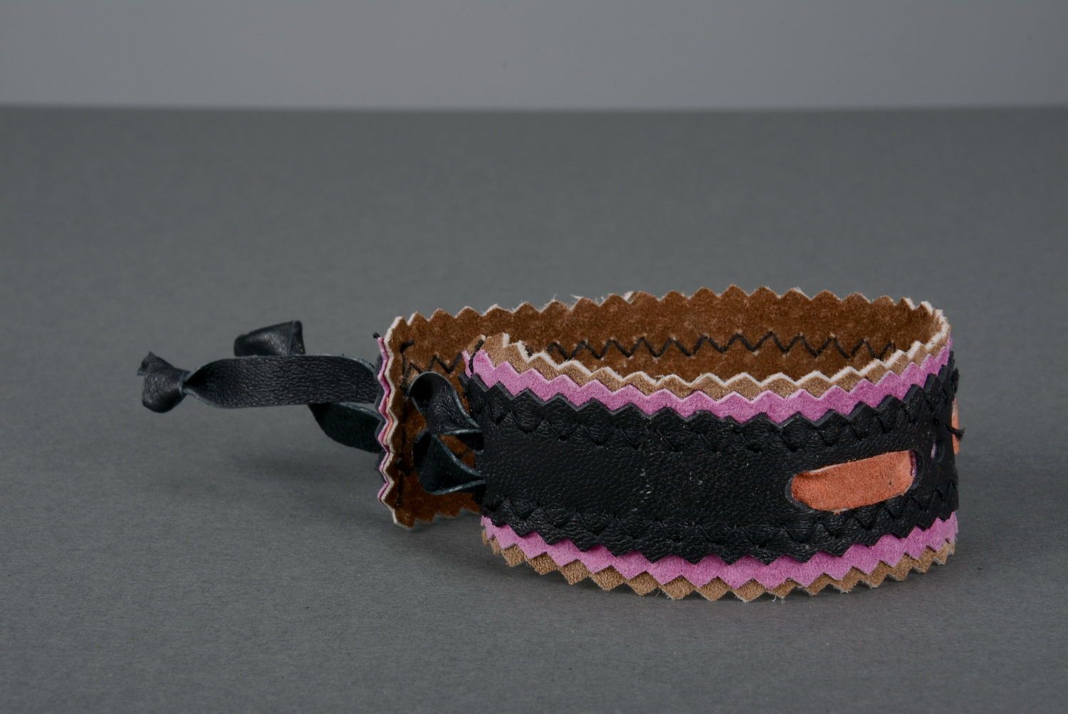 Handmade Leather bracelet  photo 2