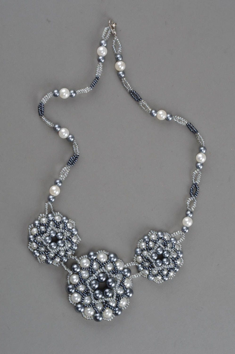 Women's handmade necklace beaded accessory elegant jewelry for women photo 2