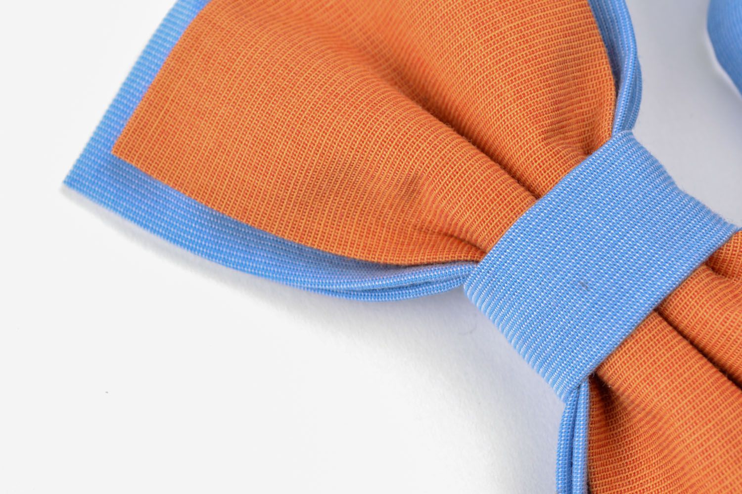 Homemade fabric bow tie photo 3