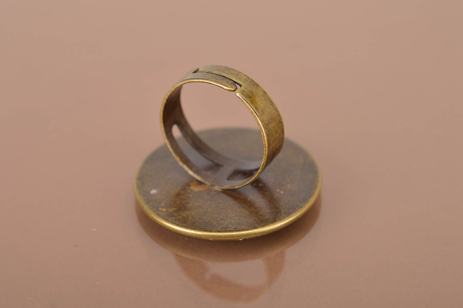 Ring Damen handmade Schmuck Ring Designer Accessoires Geschenk Ideen ausgestickt foto 4