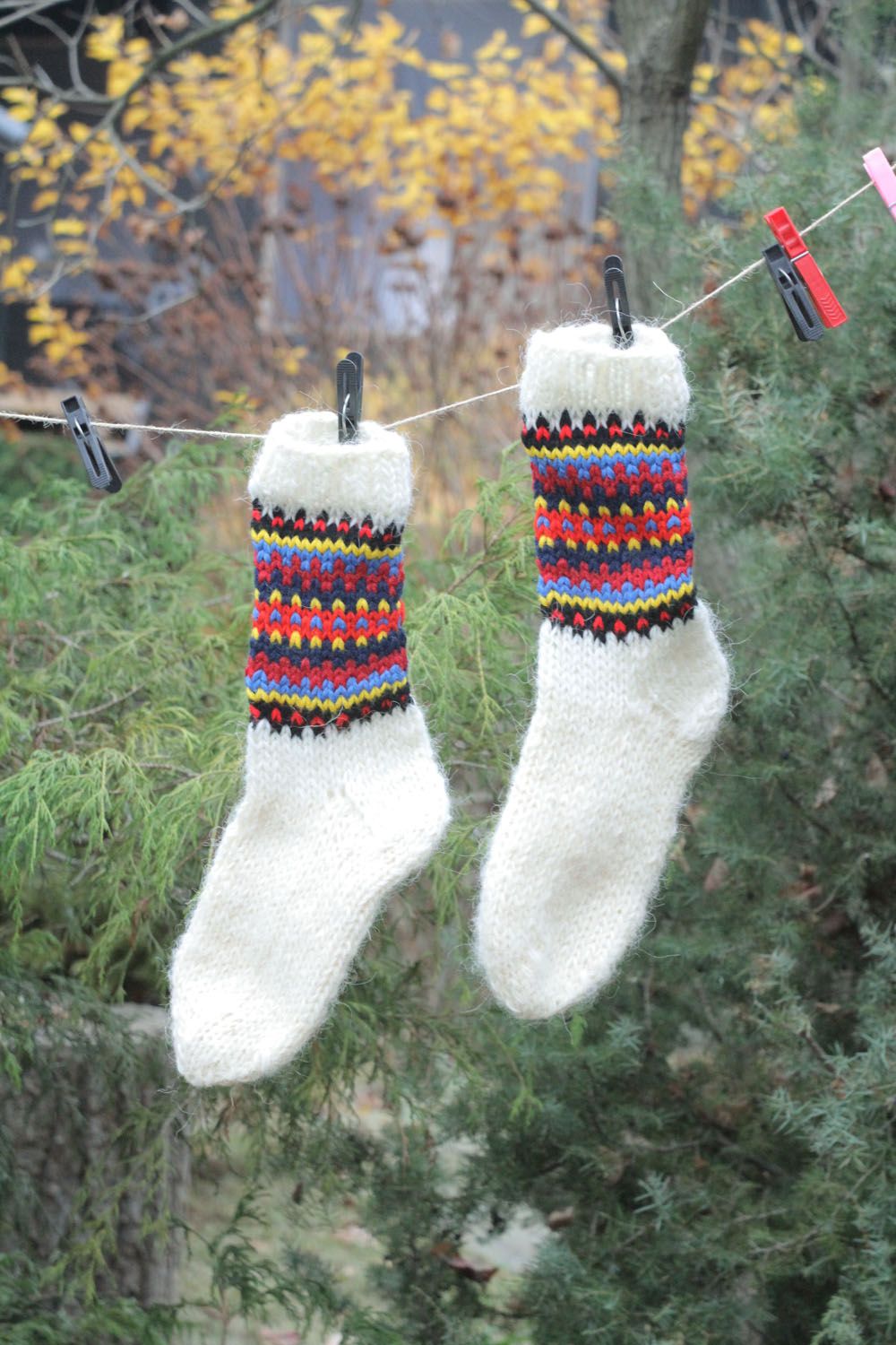 Handmade warm socks photo 1