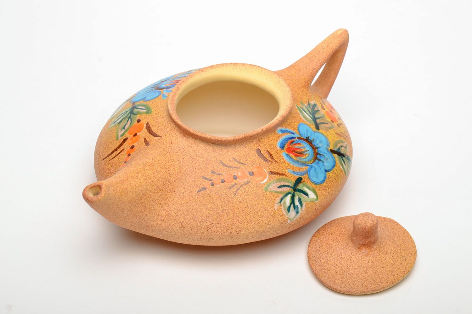 Unusual ceramic teapot photo 4