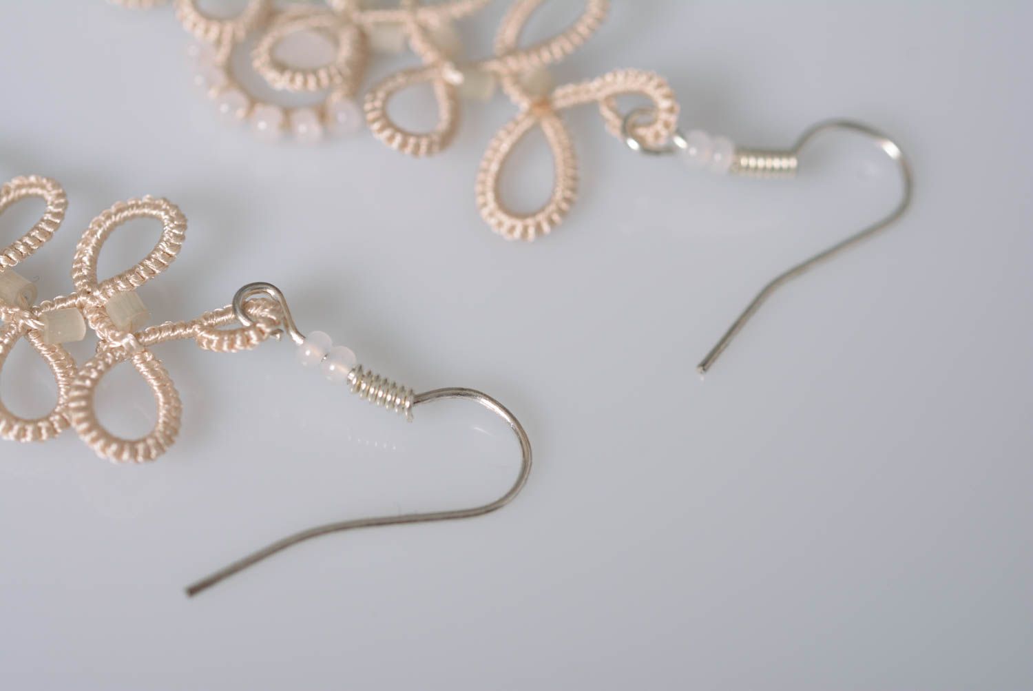 Handmade earrings designer jewelry fashion accessories dangling earrings photo 5