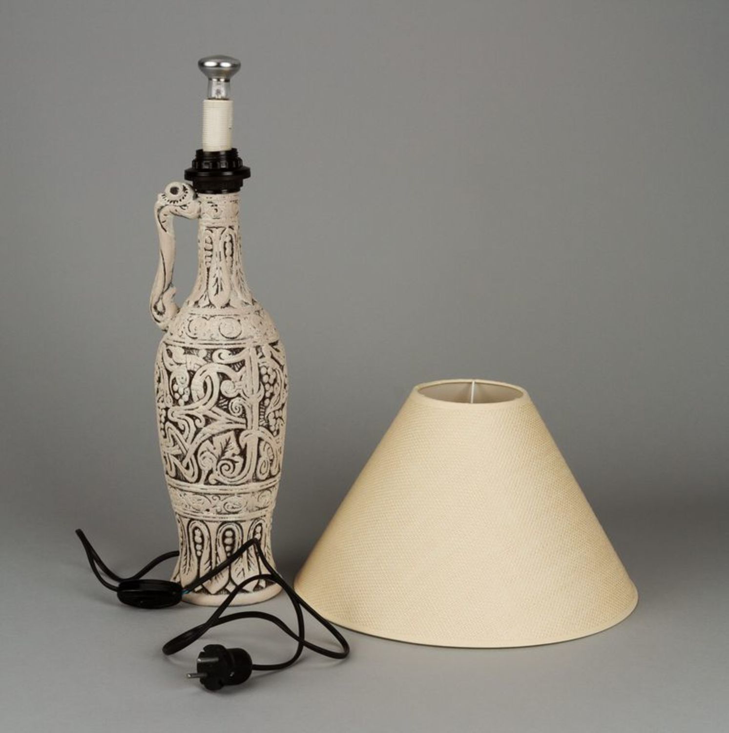 Clay lamp Amphora photo 3