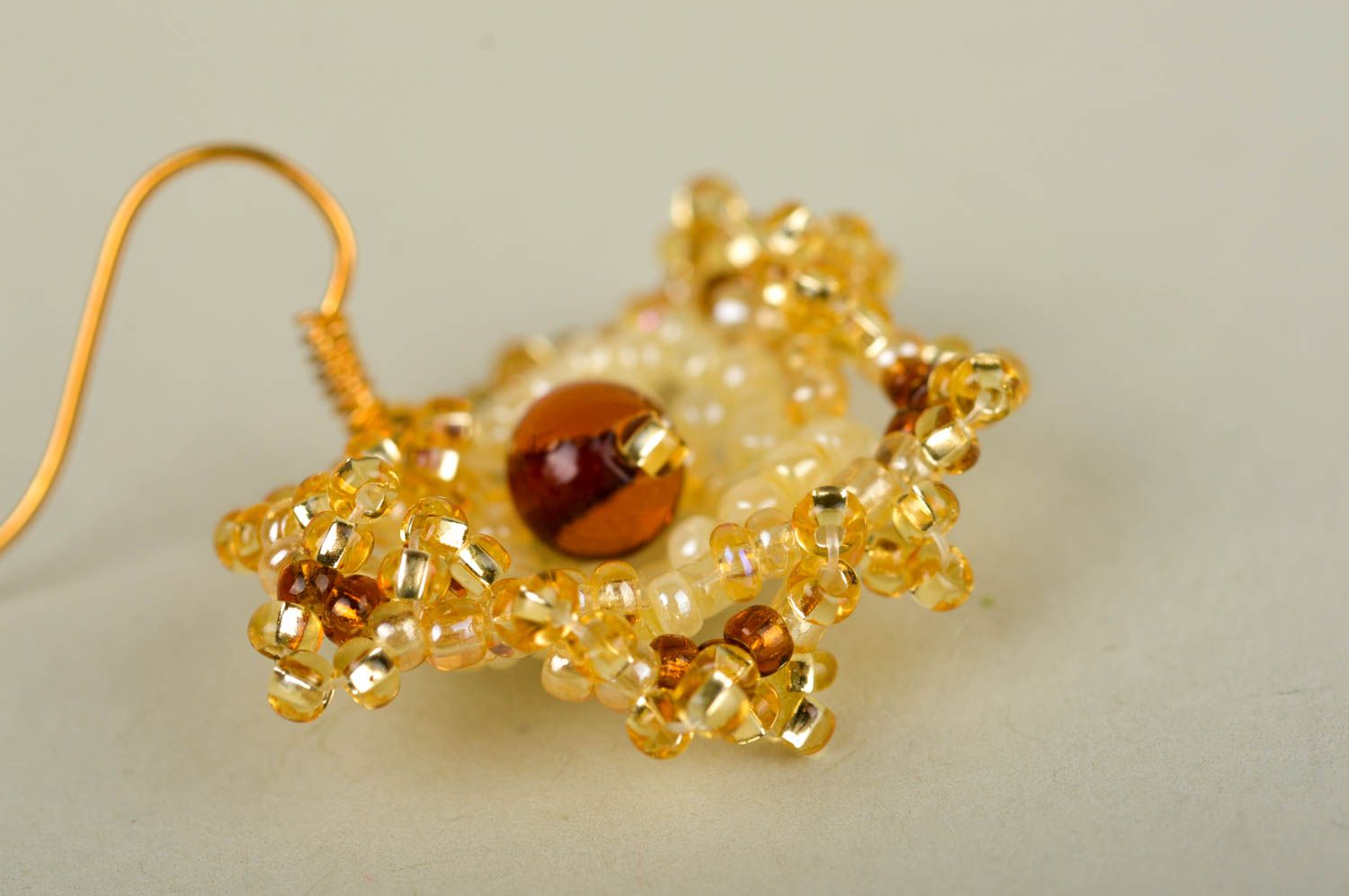 Handmade earrings beaded jewelry designer earrings fashion accessories photo 4